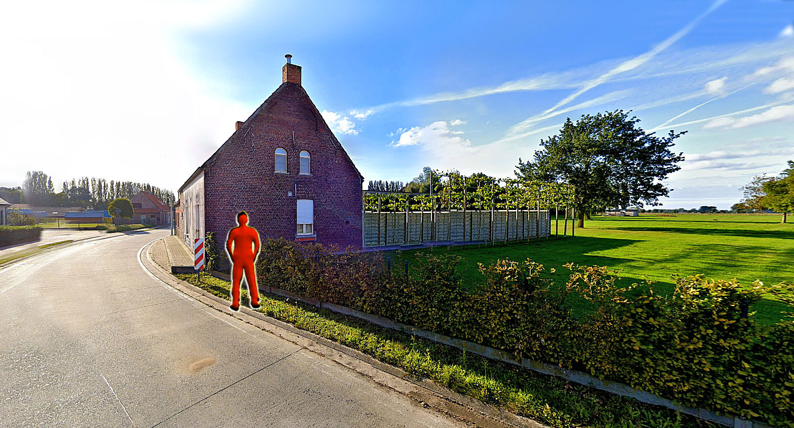 Haus am Ortseingang von Vinkt